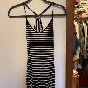 Tight striped dress!